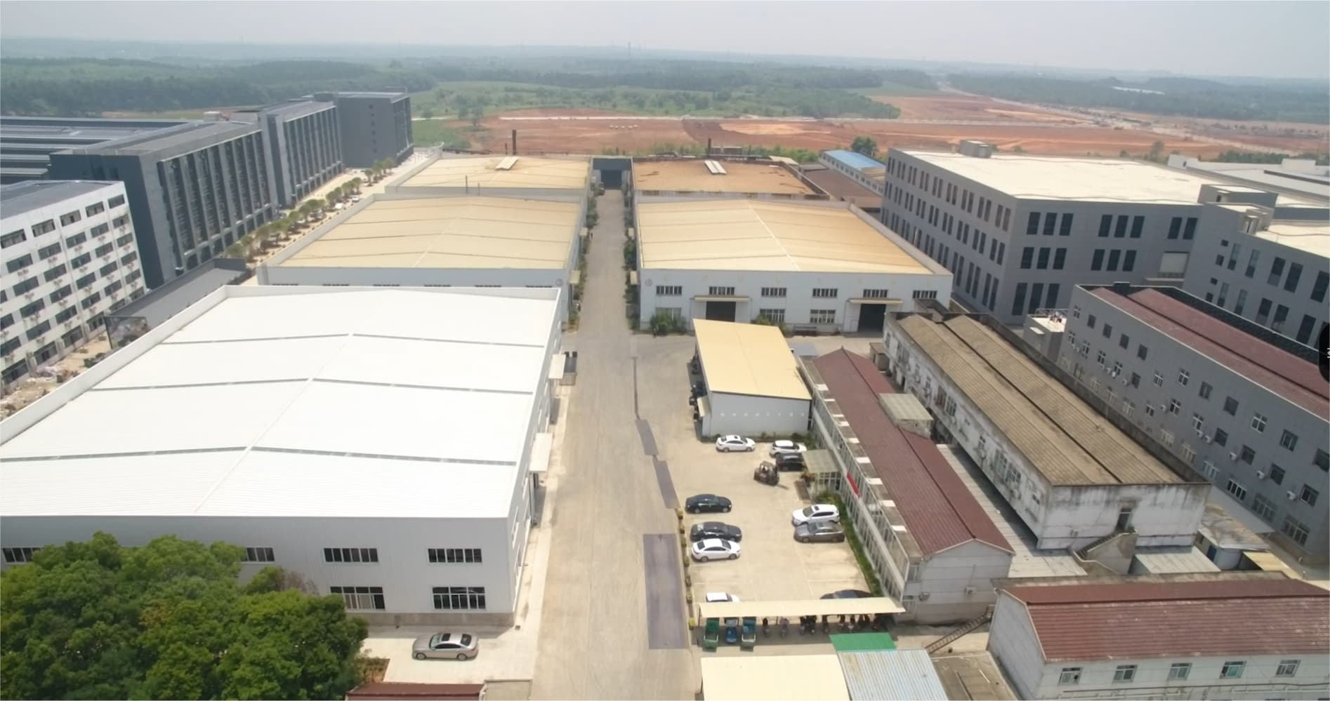 Aerial view of BAOVAIN factory operations