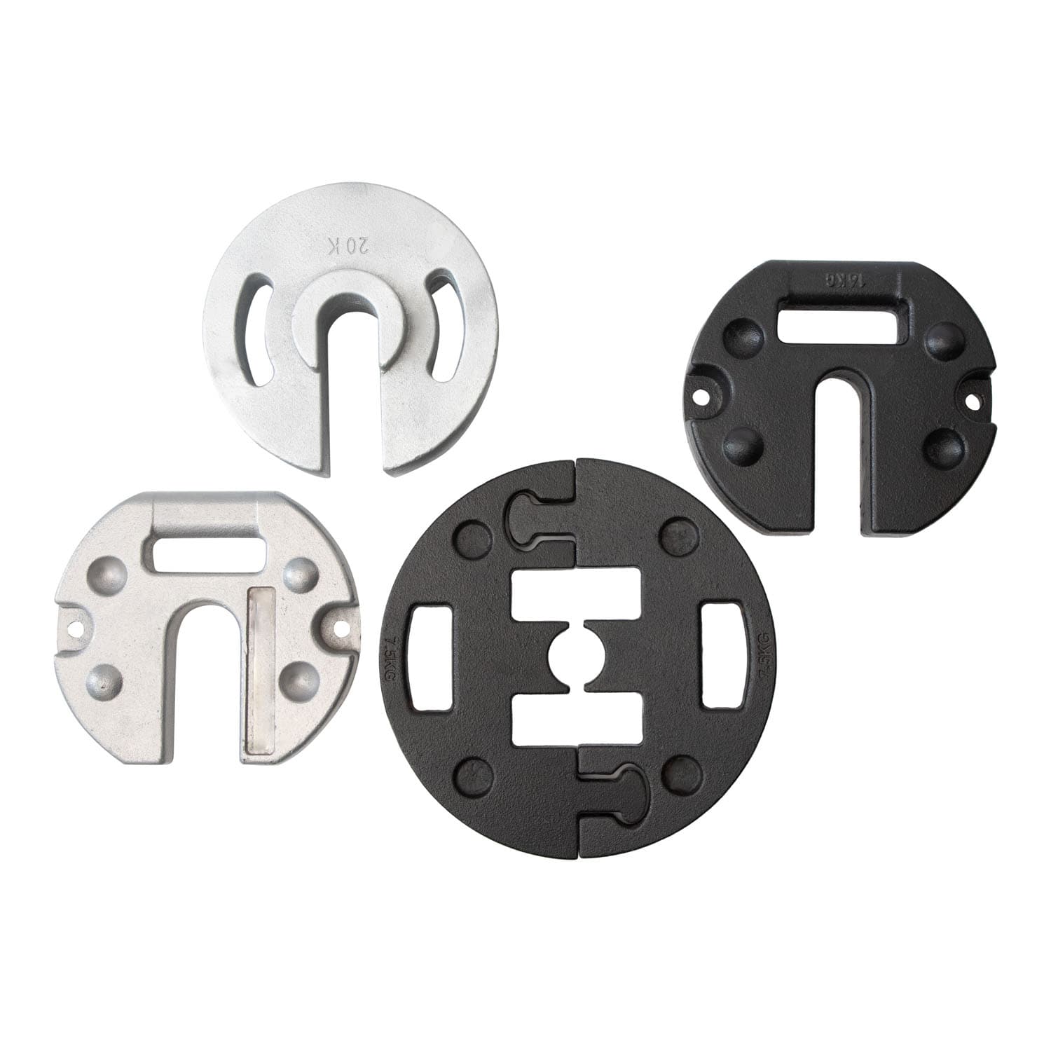 Tent and canopy cast iron weight designs
