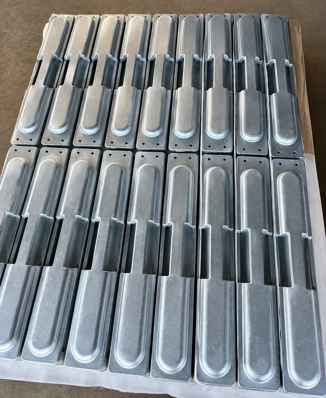 Long base weights prepared in quantity