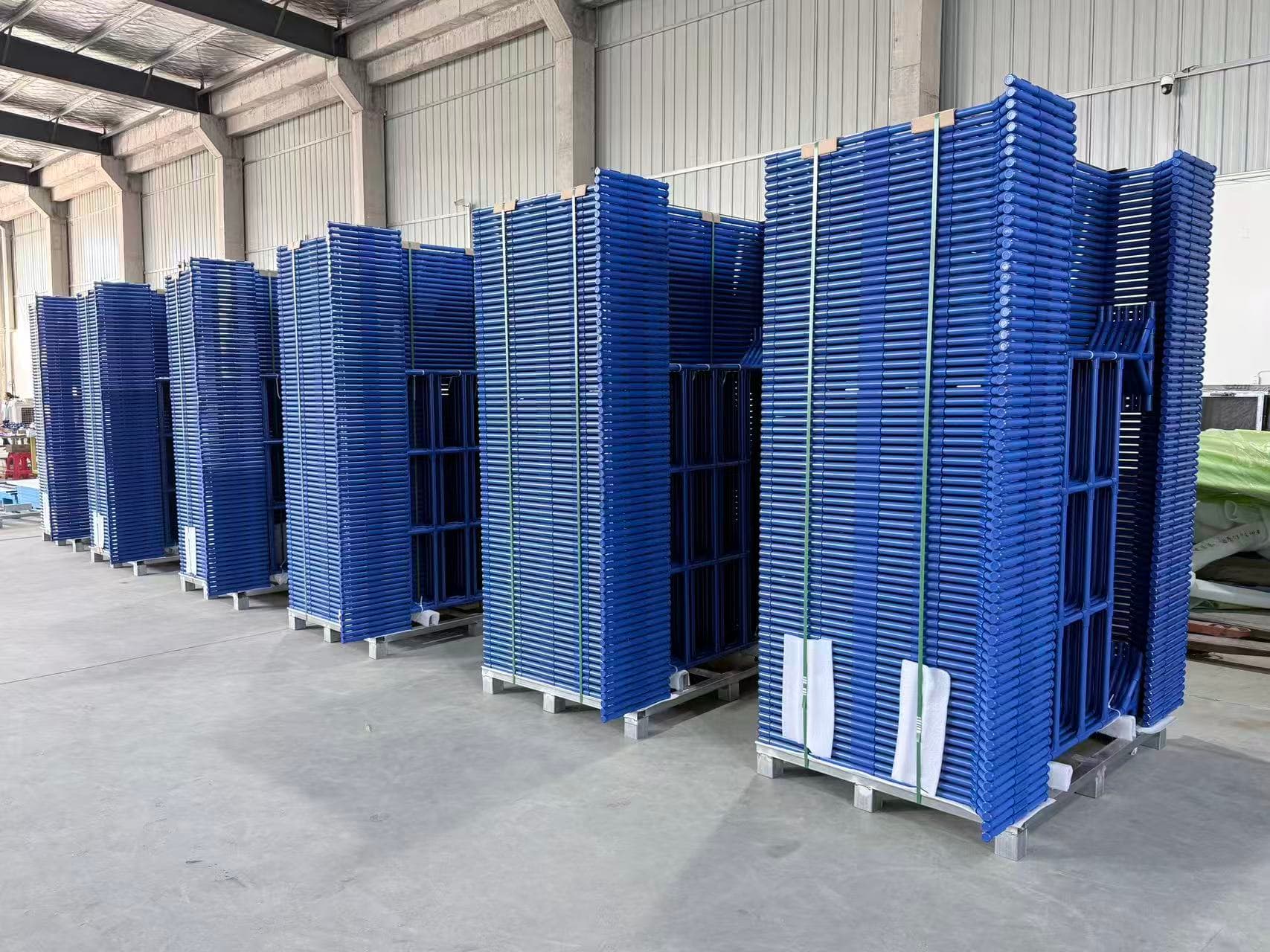 Batch production of blue Event Fences