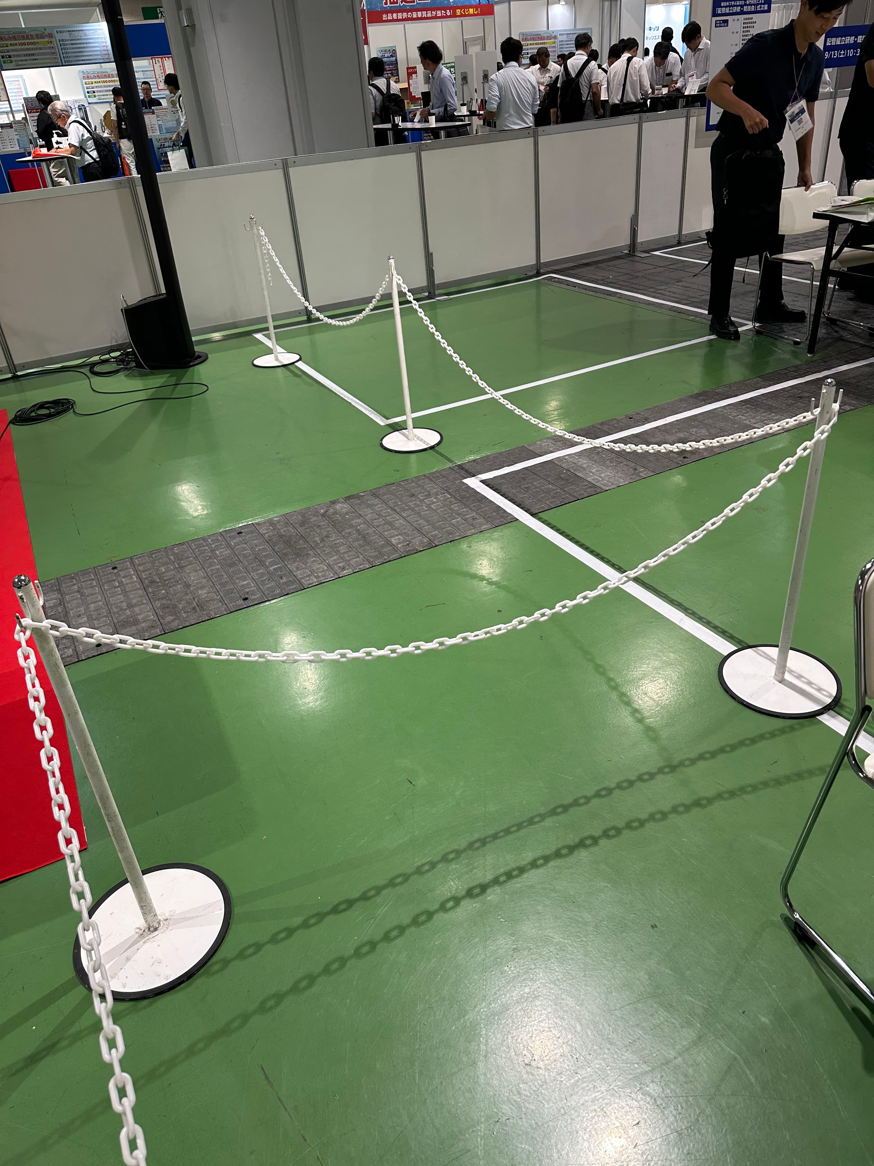 Chain Stanchion in use
