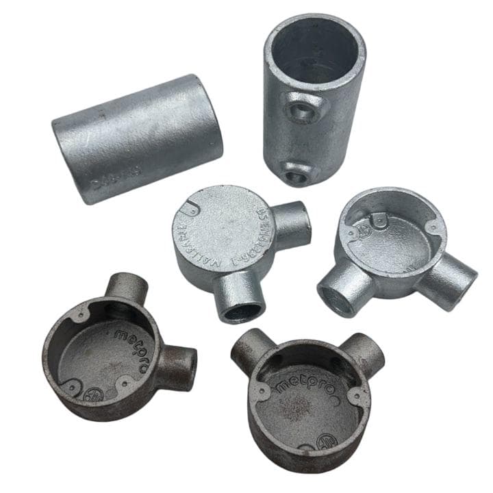 Round Cast Iron Junction Box configuration