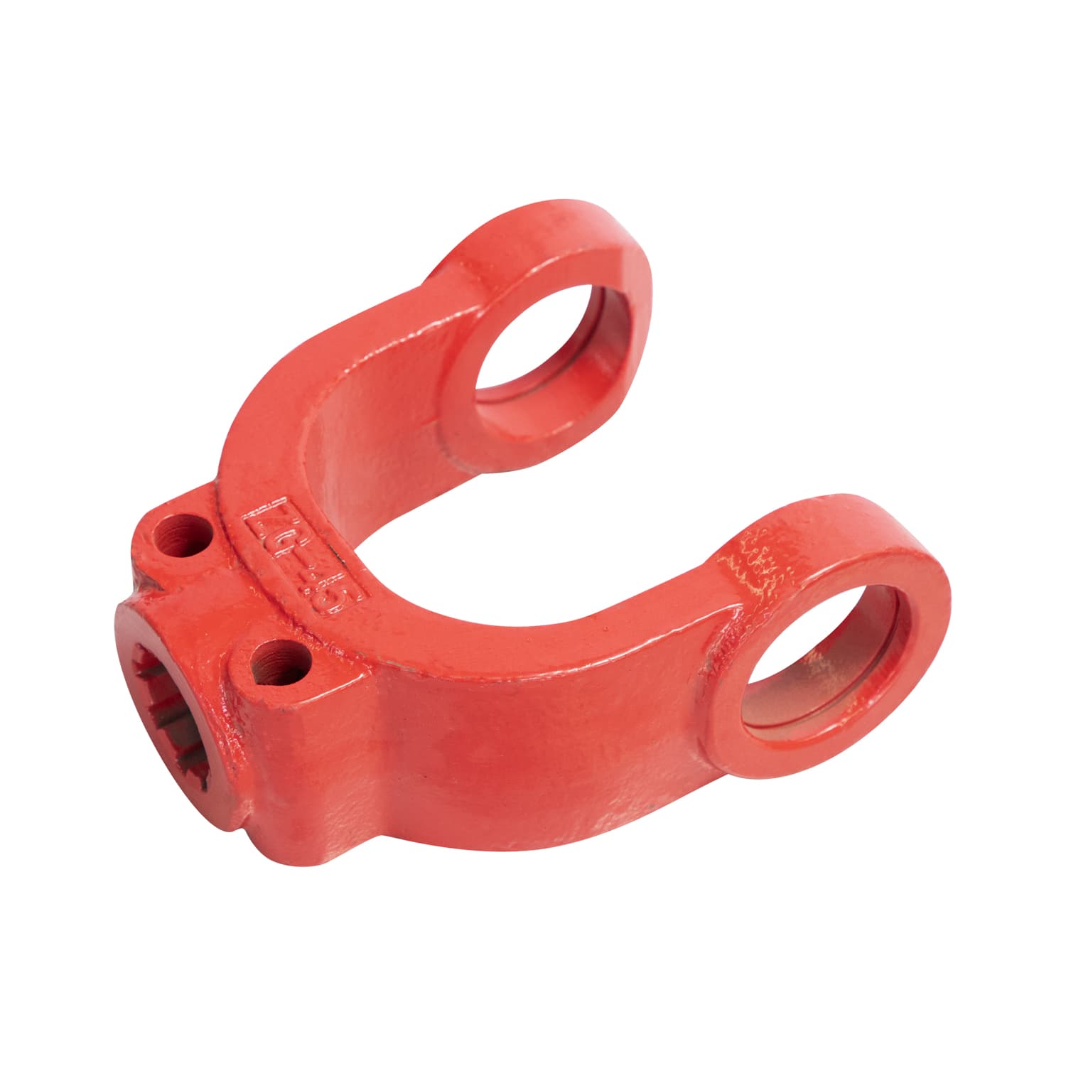Cast iron counterweight with mounting openings