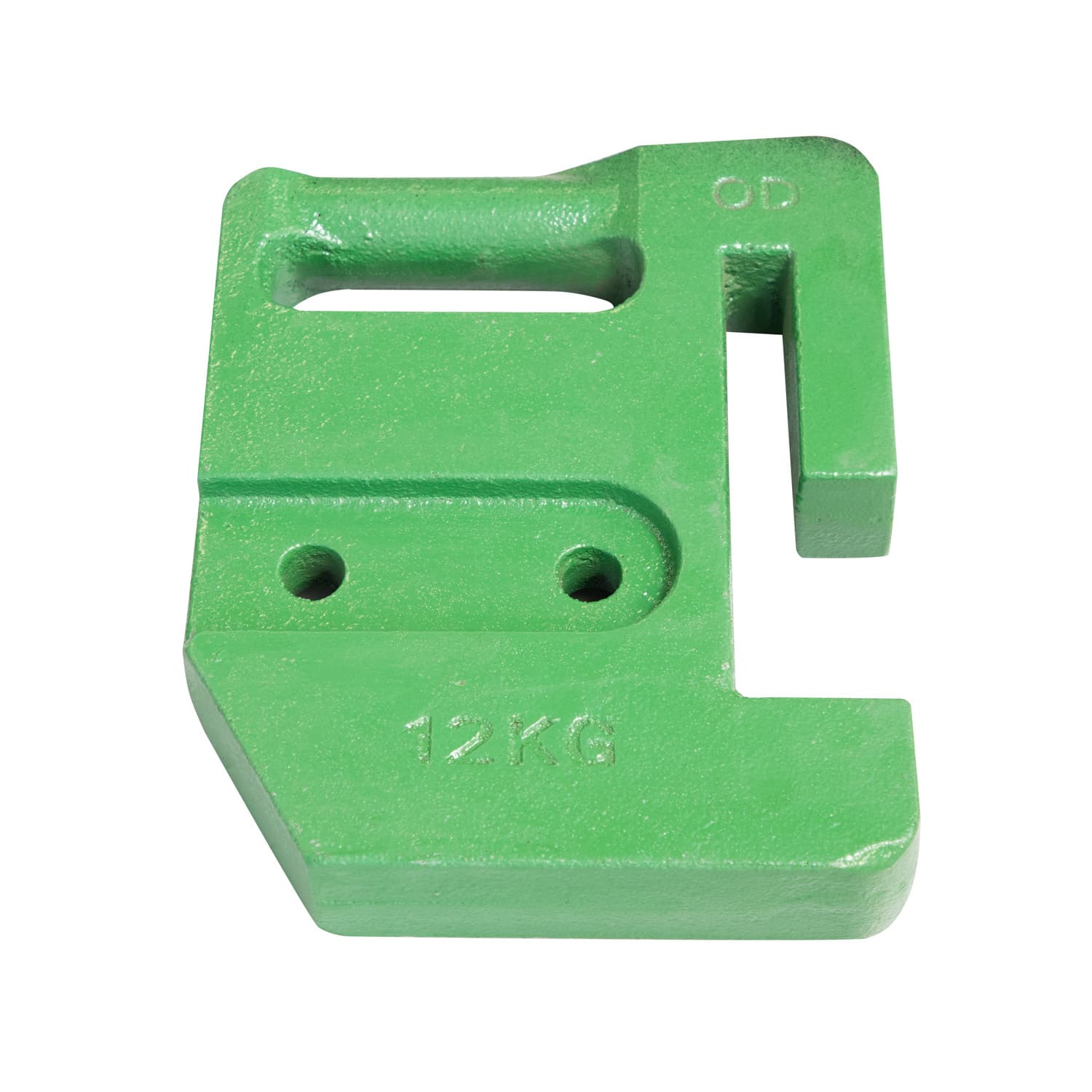 Red cast iron counterweight component