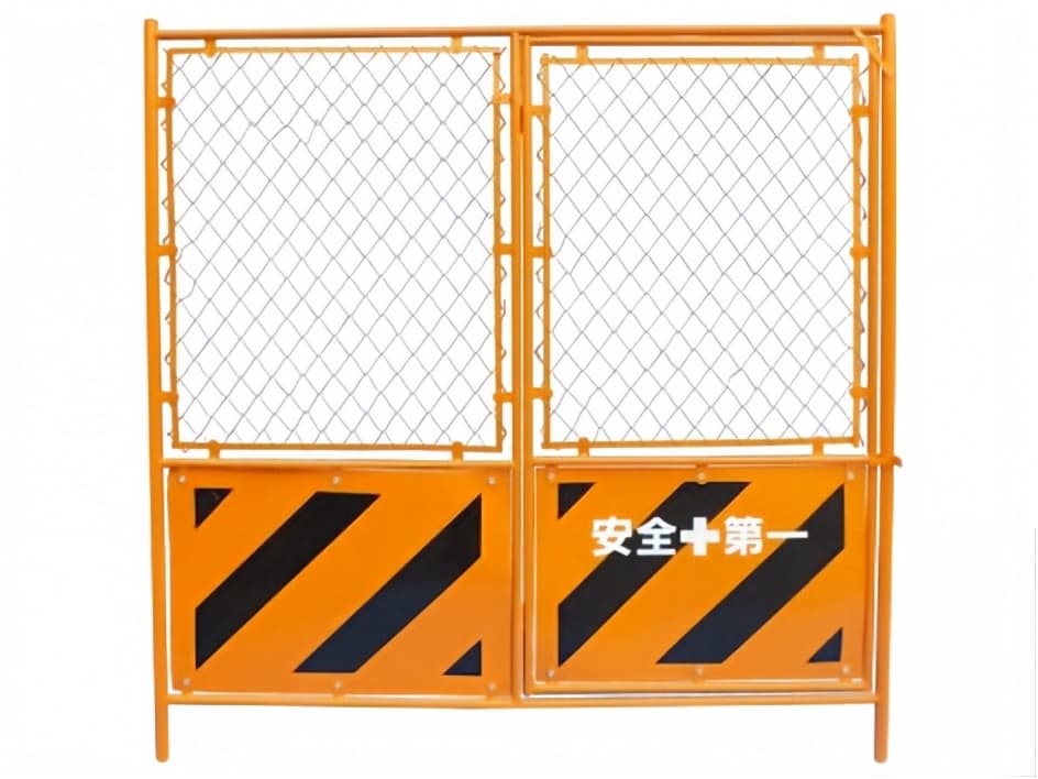 Double Temporary Mesh Site Fence
